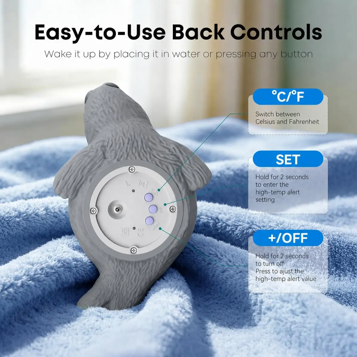 Doli Yearning Baby Bath Thermometer 4.4 inches | Accurate & Waterproof for Safe Baby Water Monitoring - view 4