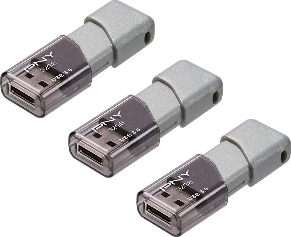 PNY 32GB Turbo Attache 3 USB 3.0 Flash Drive | Fast Data Transfer & Portable Storage - view 2