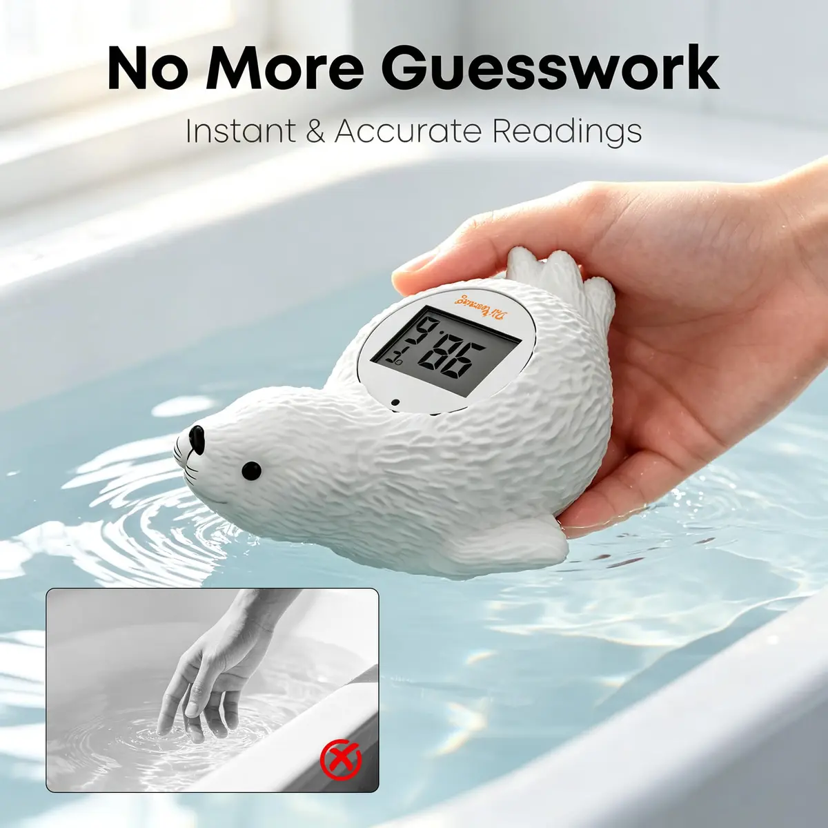 Doli Yearning Baby Bath Thermometer 4.4 inches | Accurate & Waterproof for Kids - view 7