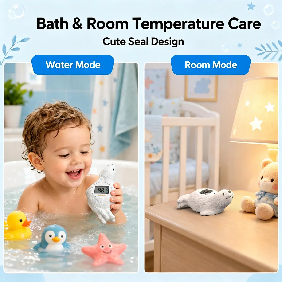 Doli Yearning Baby Bath Thermometer 4.4 inches | Accurate & Waterproof for Kids - view 4