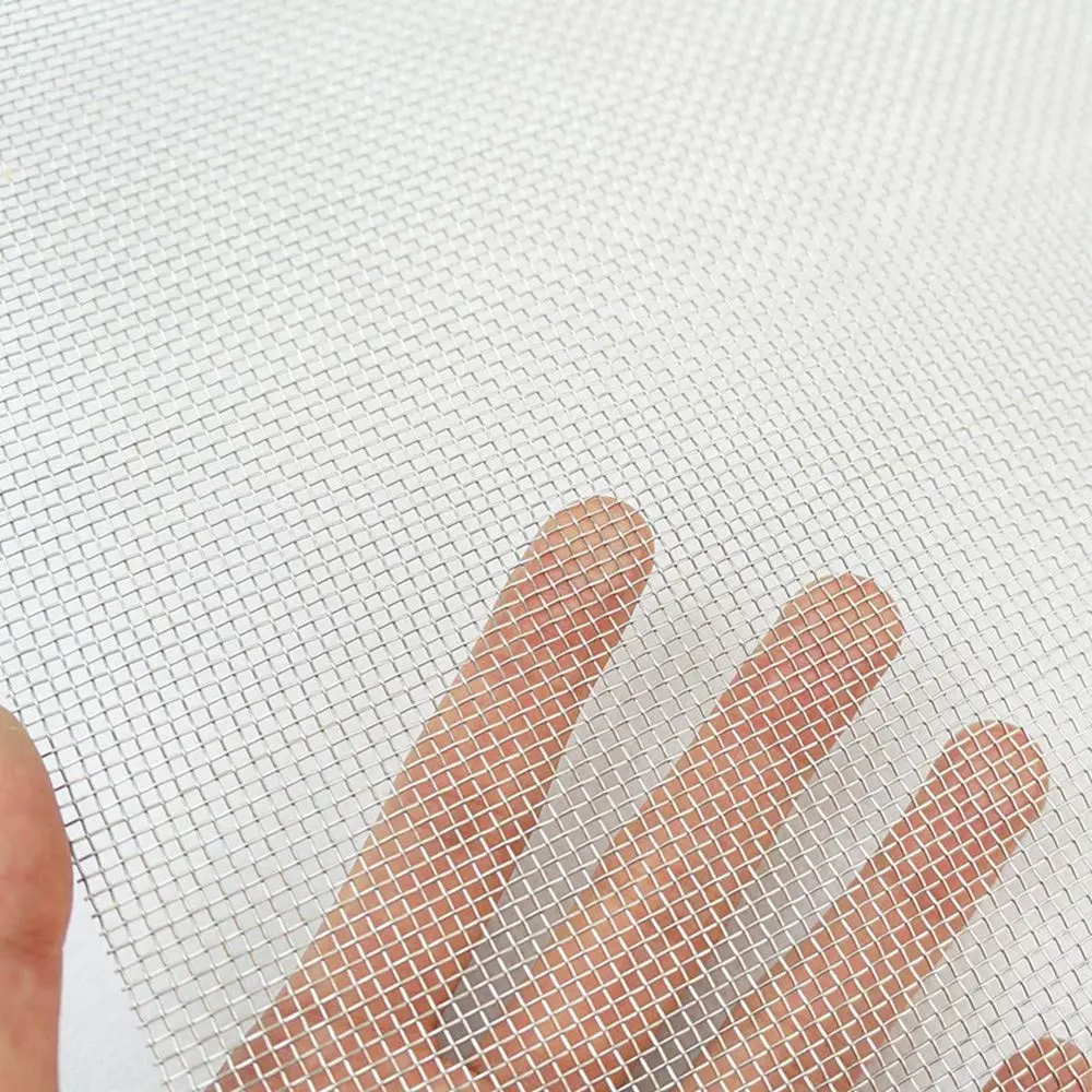 Zomine 10 Mesh 304 Stainless Steel Woven Wire - 12" X 36" | Corrosion-Resistant Mesh for Industrial Use - main product image
