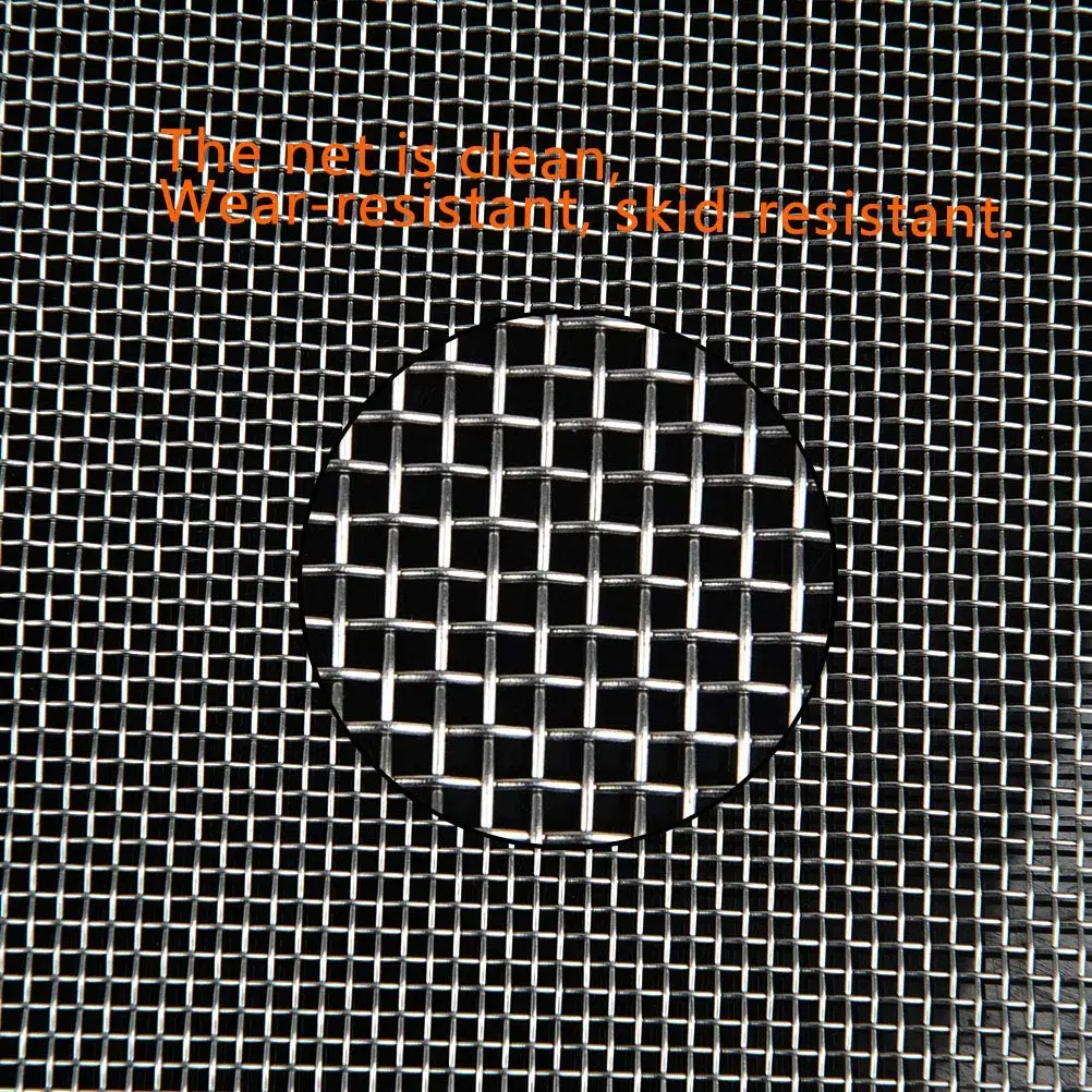 Zomine 10 Mesh 304 Stainless Steel Woven Wire - 12" X 36" | Corrosion-Resistant Mesh for Industrial Use - view 4