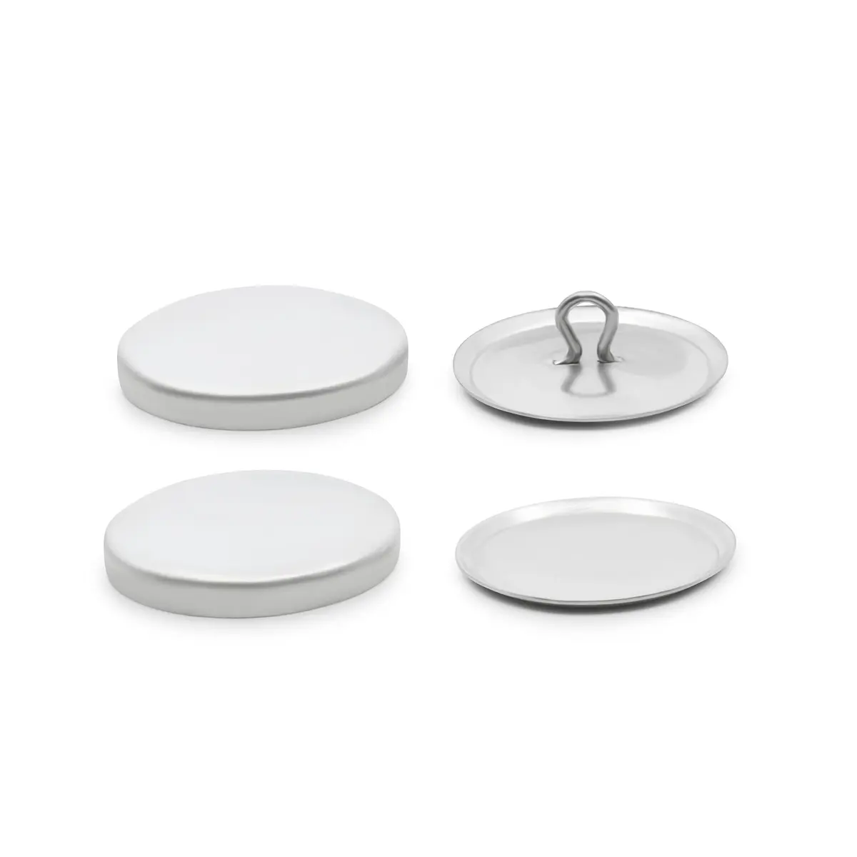 Dritz Cover Button Kit Size 36 | 7/8" Nickel Fasteners, Template & Tools - view 3
