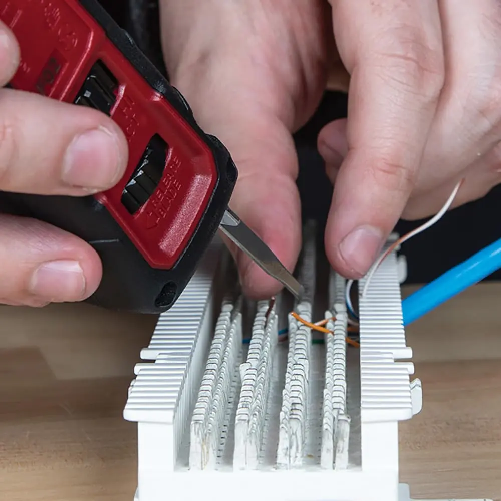 Klein Tools VDV427-300 Impact Punchdown Tool with 66/110 Blade | Precise CAT Cable Connections - view 7