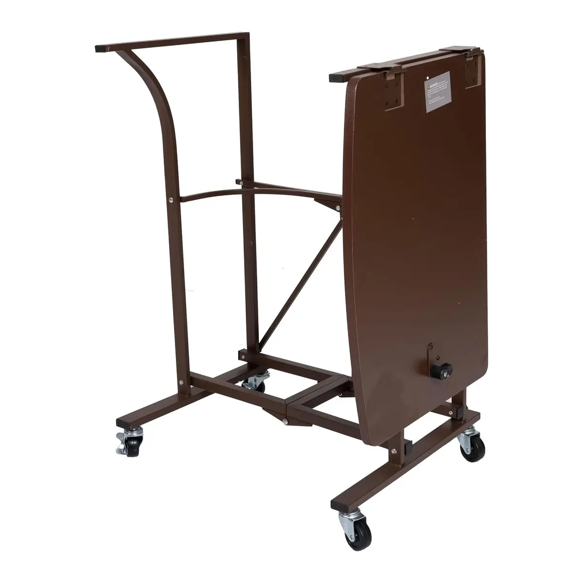 Origami RDP Small Foldable Laptop Trolley, Portable Desk with Wheels, Vintage Bronze | Compact, Mobile & Durable - view 5