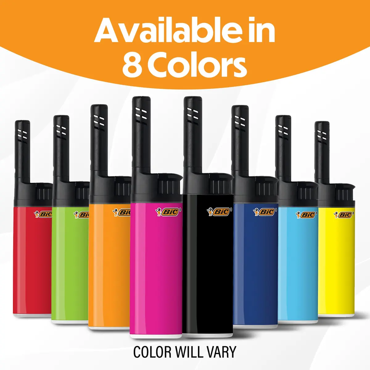 BIC EZ Reach Candle Lighter 6 Count Pack | Child-Resistant, Assorted Colors, 1.45-inch Wand for Candles & Grills - view 2