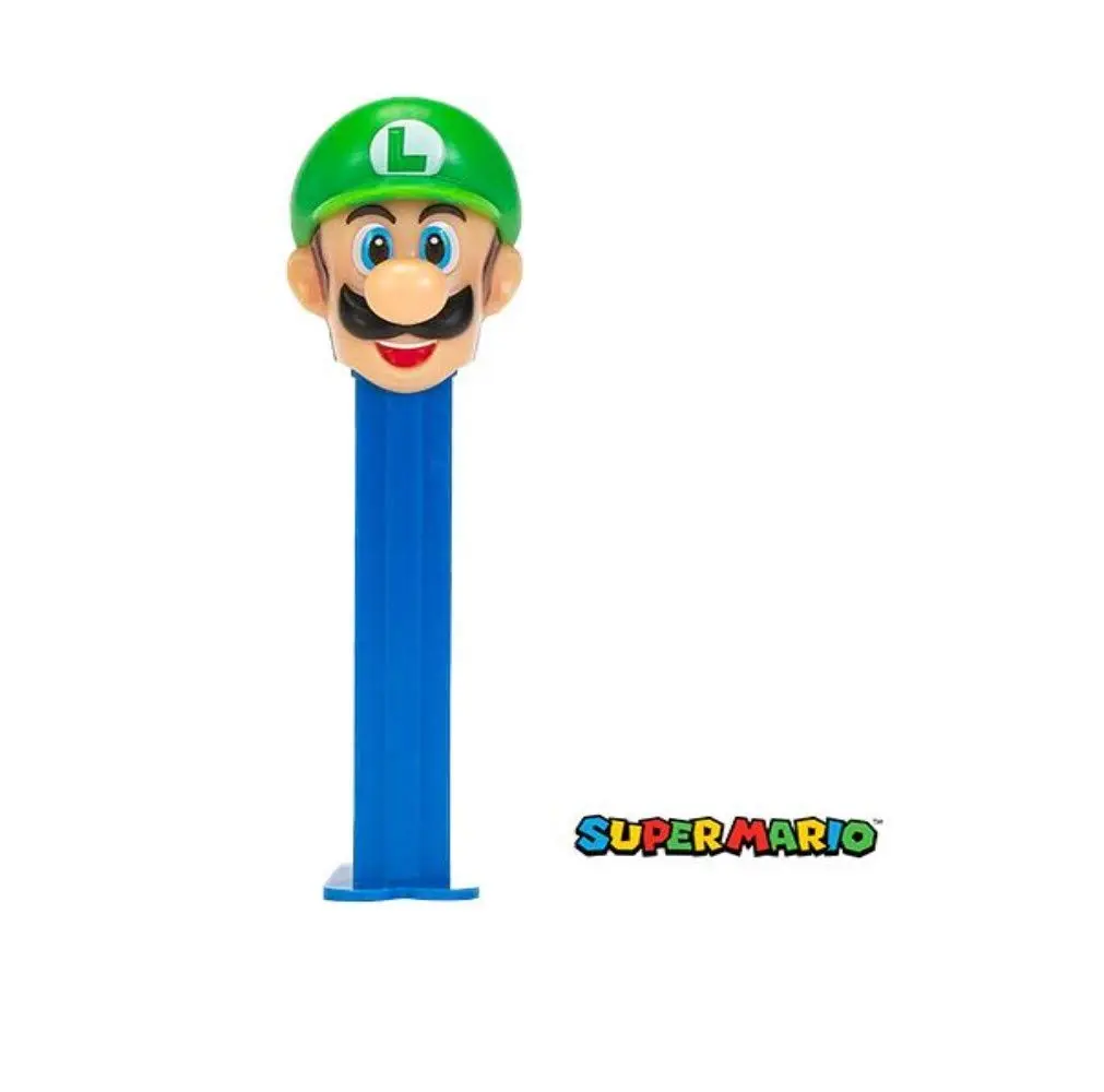 PEZ Nintendo Candy Dispenser - Luigi Pez Dispenser with 2 Candy Refills | Nintendo Mario Bros Party Favors, Grab Bags - view 2