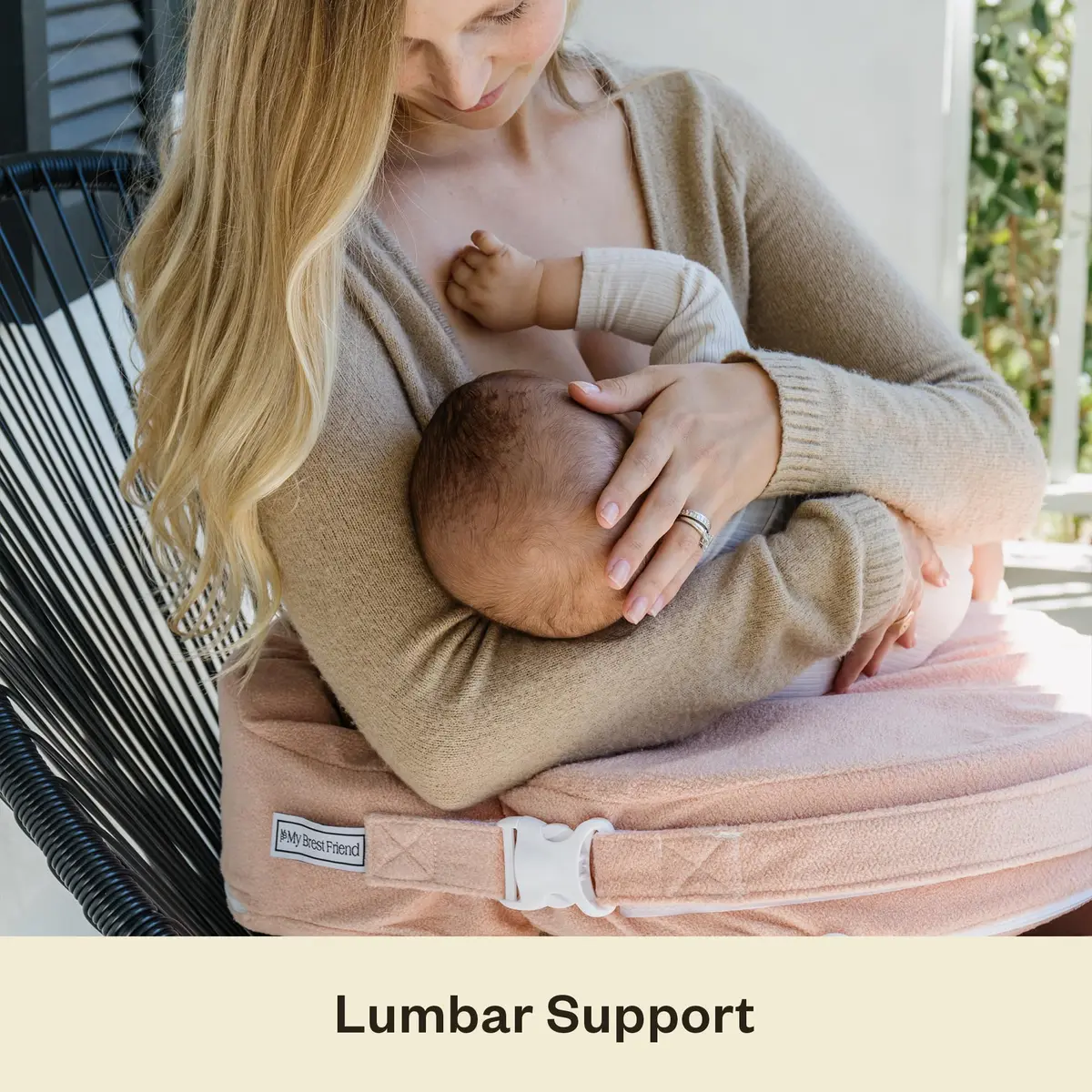 My Brest Friend Nursing Pillow - Deluxe - Soft Rose | Ergonomic, Supportive & Sustainable (70-120 chars) - view 5