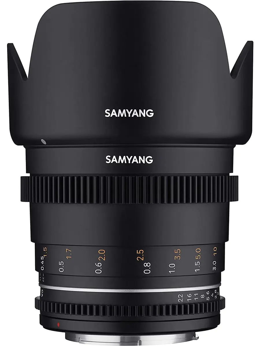 Samyang 50mm T1.5 VDSLR MK2 Cine Lens for Canon EF | Full Frame, Manual Focus, Weather-Sealed Mount - main product image