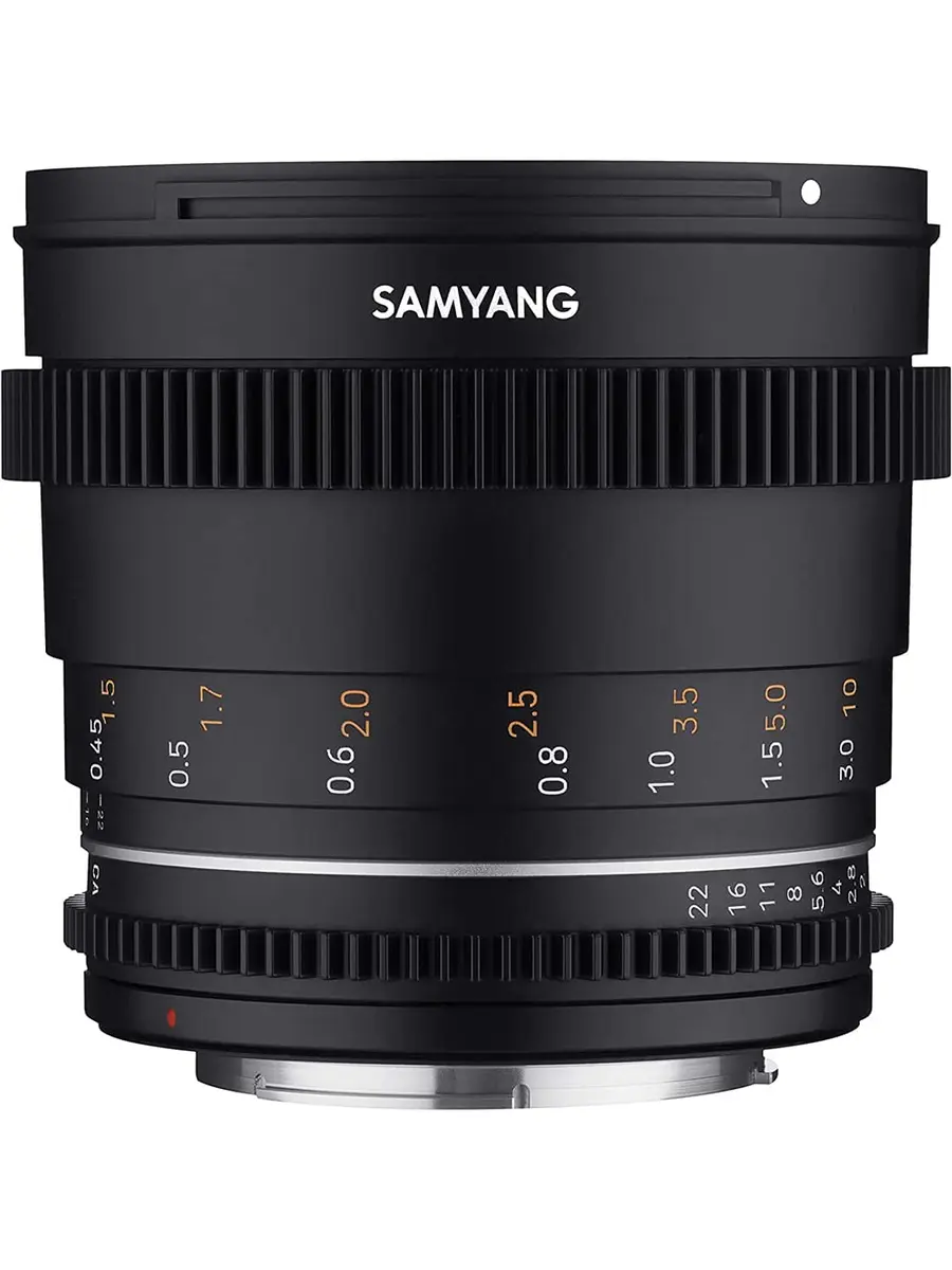 Samyang 50mm T1.5 VDSLR MK2 Cine Lens for Canon EF | Full Frame, Manual Focus, Weather-Sealed Mount - view 3