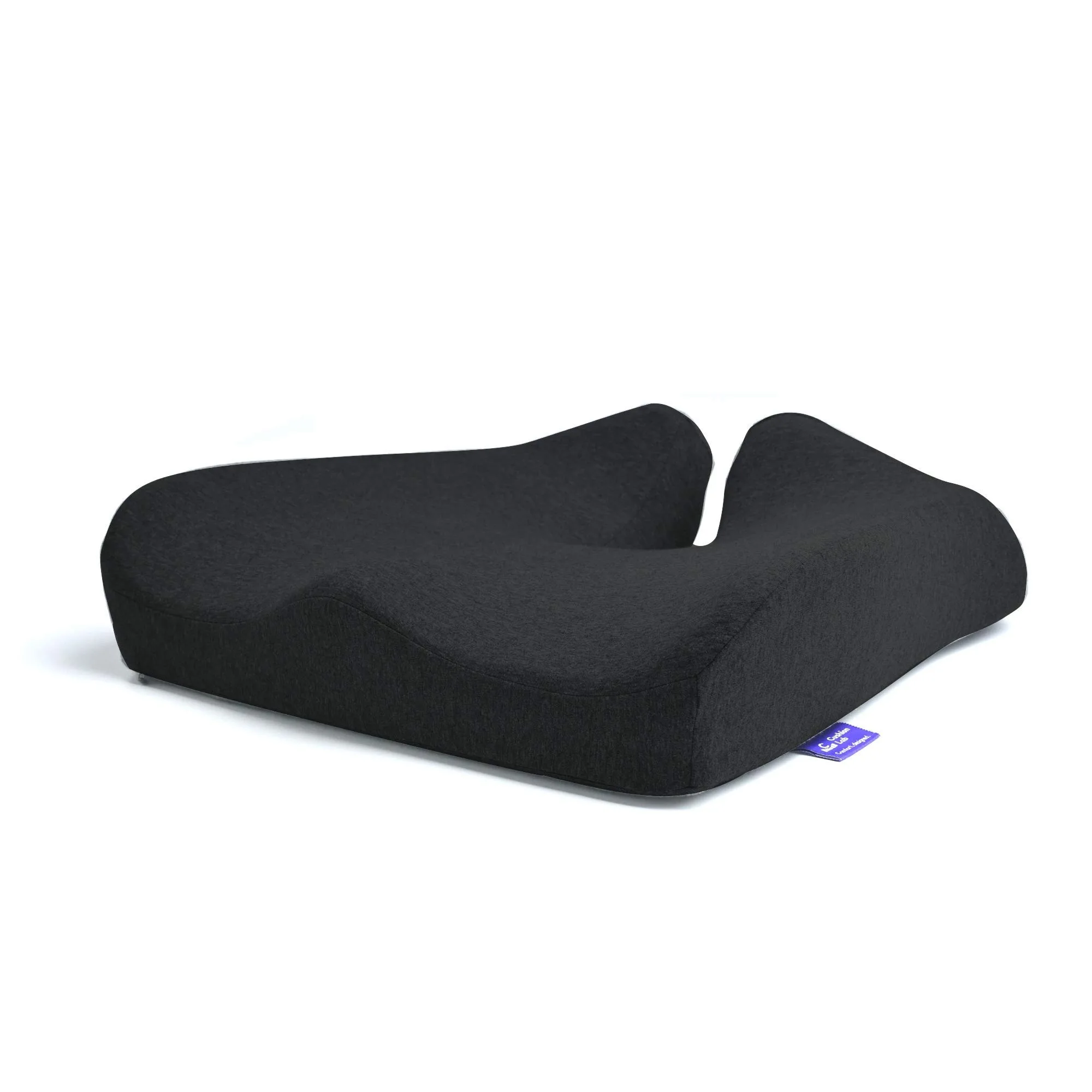 Cushion Lab Ergonomic Seat Cushion with Charcoal Memory Foam | Pressure Relief for Any Chair - main product image
