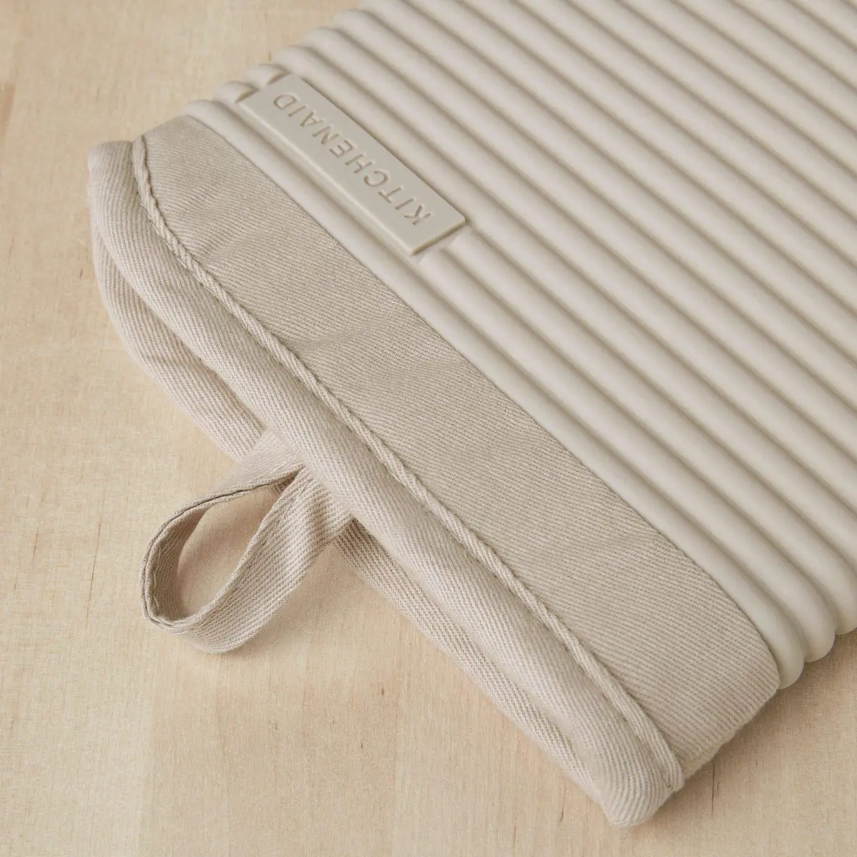 KitchenAid Ribbed Soft Silicone Oven Mitt 2-Pack Set, 7.5"x13" | Heat Resistant to 500°F - view 2