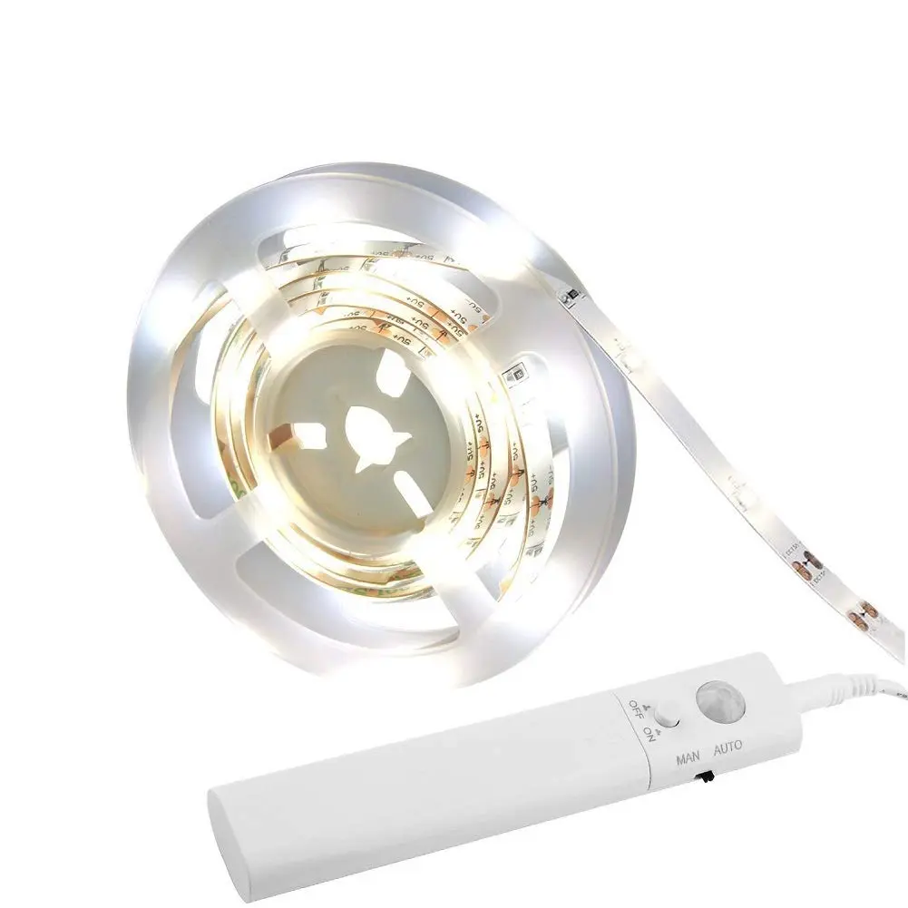 KUCAM Motion Sensor Wardrobe Light 1.5M | PIR Auto on/Off, Battery Powered, 6000K White for Closet & Bedroom - view 3