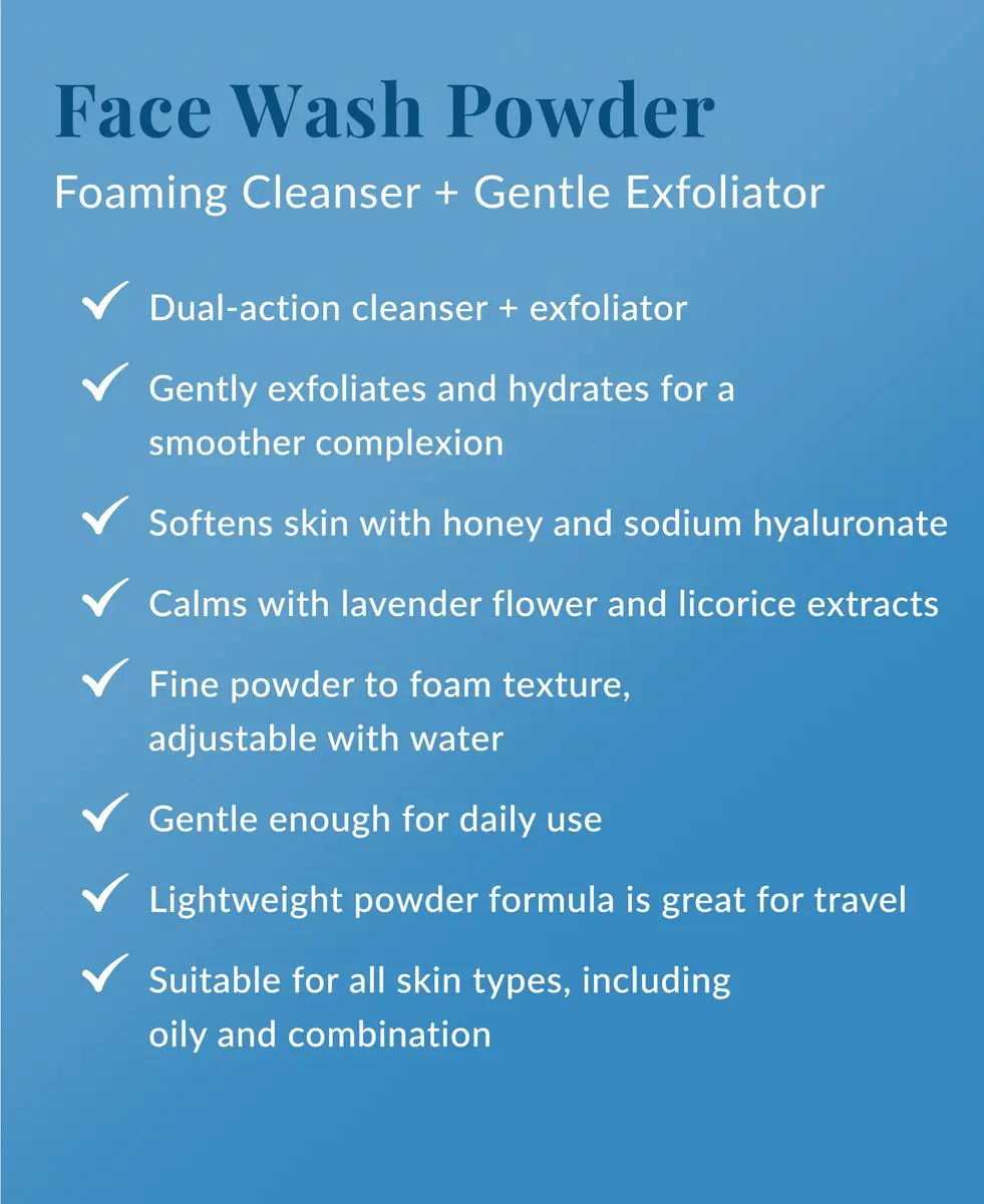 DHC Enzyme Exfoliating Powder Face Wash 2x50ml (1.7 Fl Oz) | Gentle Daily Cleanser for Smoother Skin - view 2