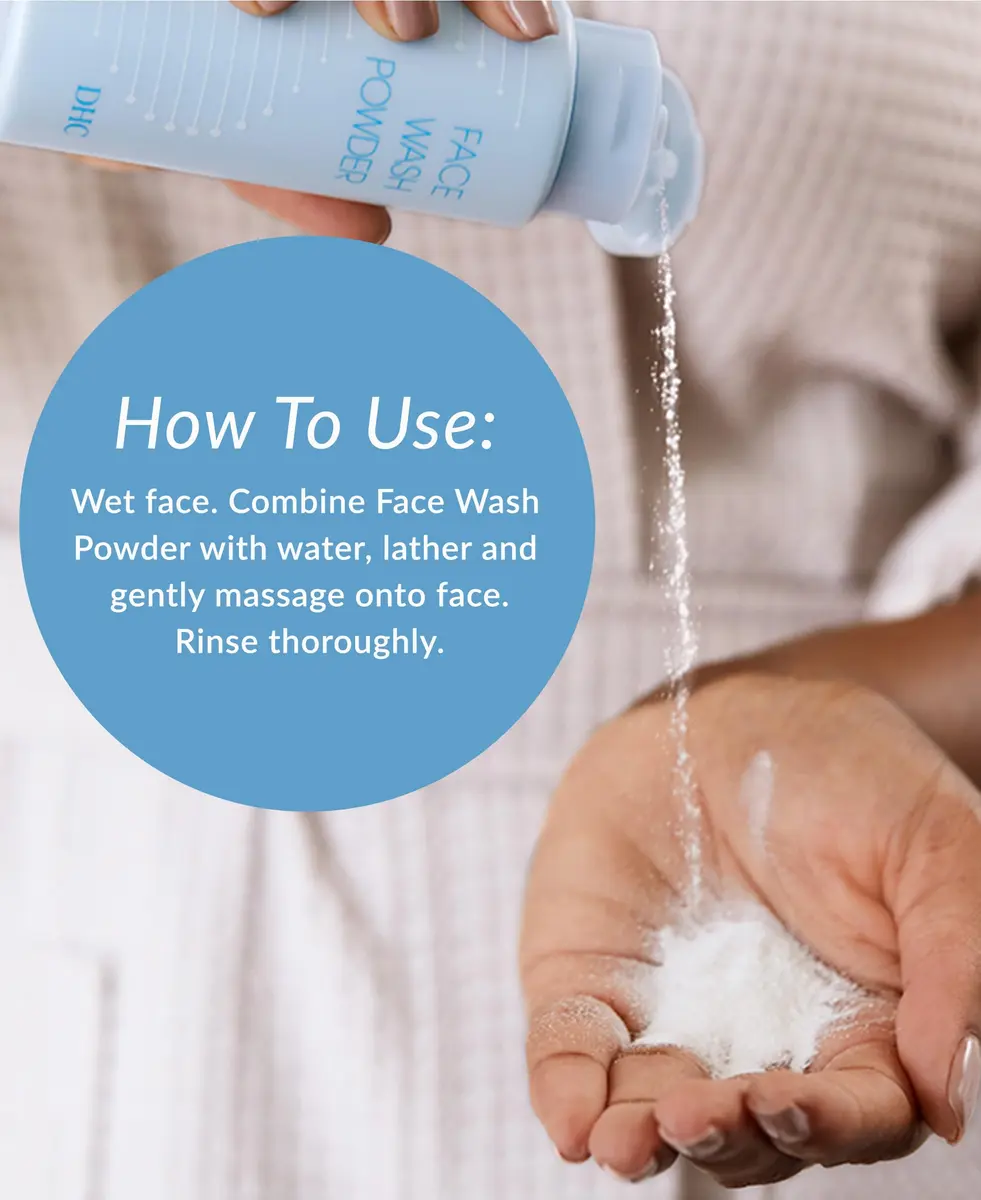 DHC Enzyme Exfoliating Powder Face Wash 2x50ml (1.7 Fl Oz) | Gentle Daily Cleanser for Smoother Skin - view 4