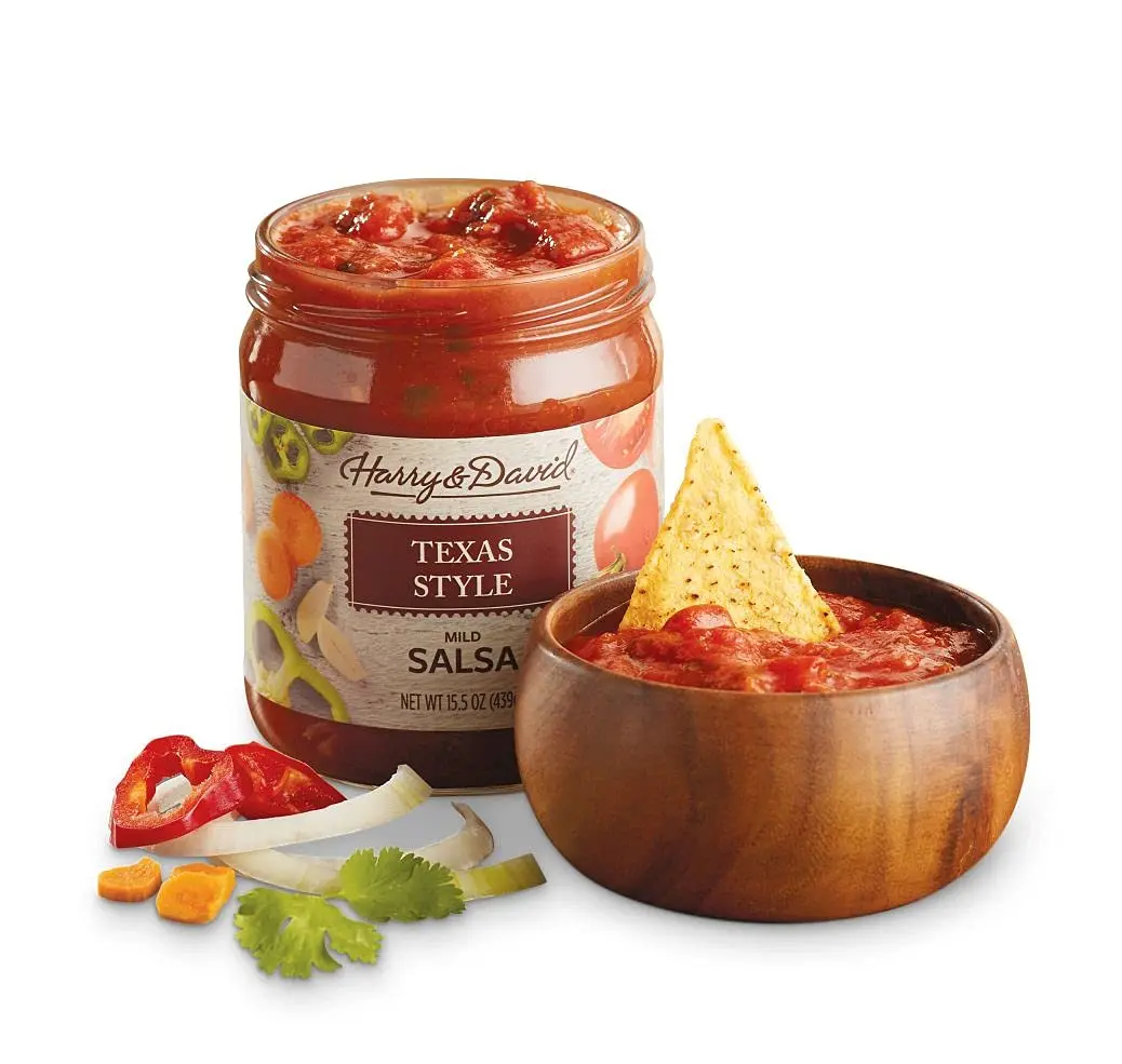 Harry & David Texas-Style Salsa 15.5Oz | Rich, Hearty Tex-Mex Flavor with Fresh Ingredients - main product image