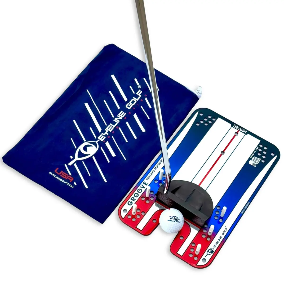EyeLine Golf Putting Mirror, Alignment Training Aid for Consistent Setup, Indoor-Outdoor (Groove) - view 9
