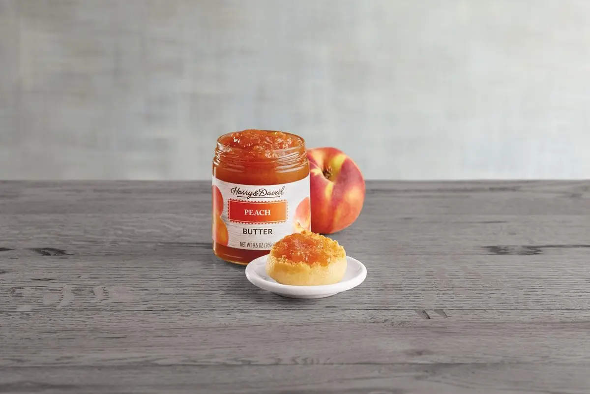 Harry & David Peach Butter 10Oz | Premium Fruit Spread for Breakfast & Toast - view 2