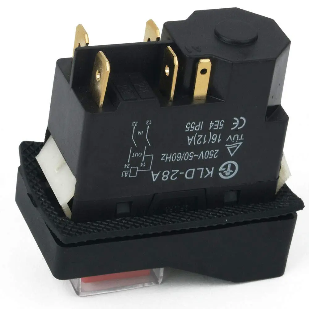 WSDMAVIS KLD-28A Waterproof Magnetic ON Off Pushbutton Switch 220V (16A Rated Current) - view 4