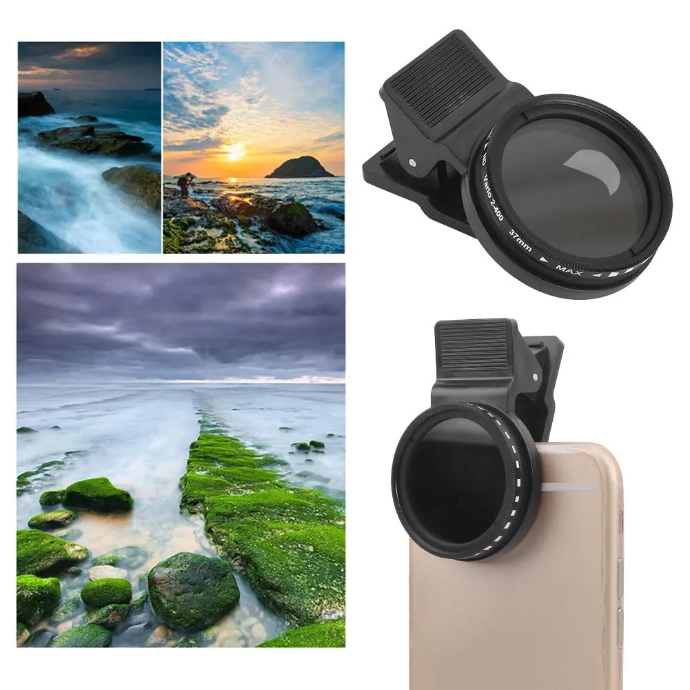 Bindpo Cellphone Filter ND2-400 37mm | Adjustable Neutral Density Filter for Mobile Phones - view 4