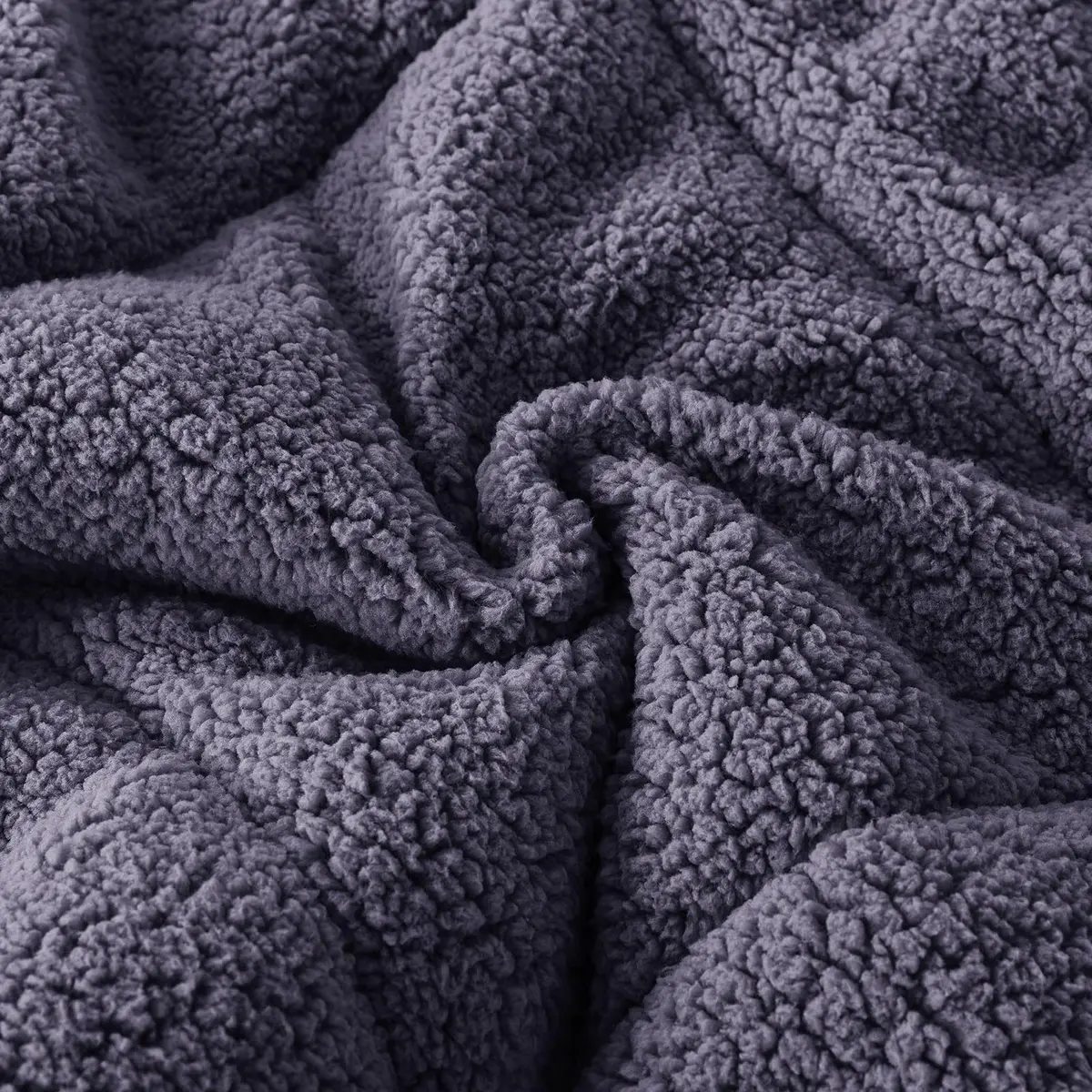 KASENTEX King Size Comforter | Reversible Sherpa & Plush Fleece | 104 x 90 in | OEKO-TEX Certified - view 8