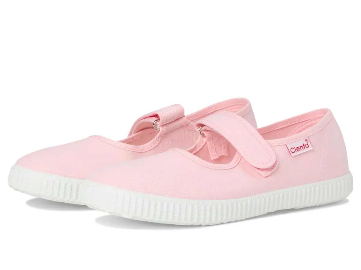 Cienta Kids Shoes 56000 Light Pink 1.5 Little Kid | Washable Canvas Mary Jane - main product image