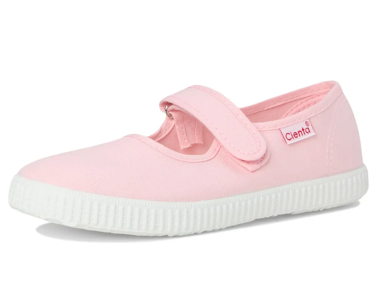 Cienta Kids Shoes 56000 Light Pink 1.5 Little Kid | Washable Canvas Mary Jane - view 9