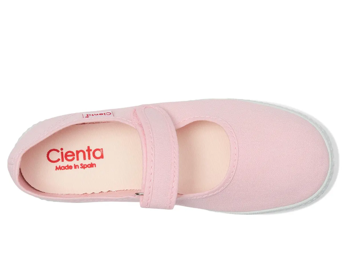 Cienta Kids Shoes 56000 Light Pink 1.5 Little Kid | Washable Canvas Mary Jane - view 2