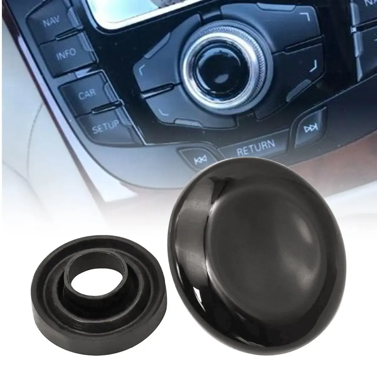 SecosAutoparts Navigation Button Joystick Console Center Button Cover 8K0998068 for Audi A4-S8 (2004-2015) | Direct Fit Replacement - view 6