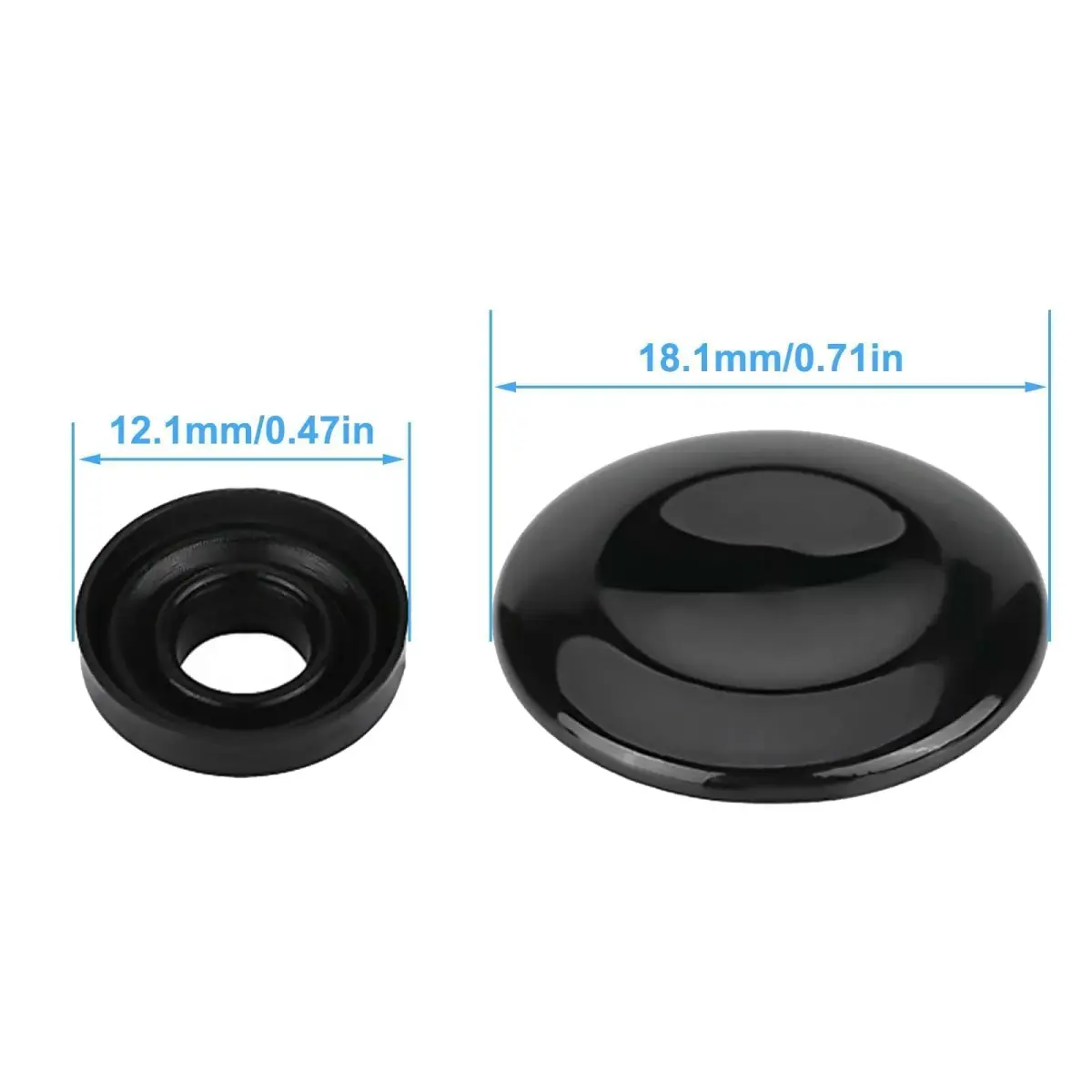SecosAutoparts Navigation Button Joystick Console Center Button Cover 8K0998068 for Audi A4-S8 (2004-2015) | Direct Fit Replacement - view 2