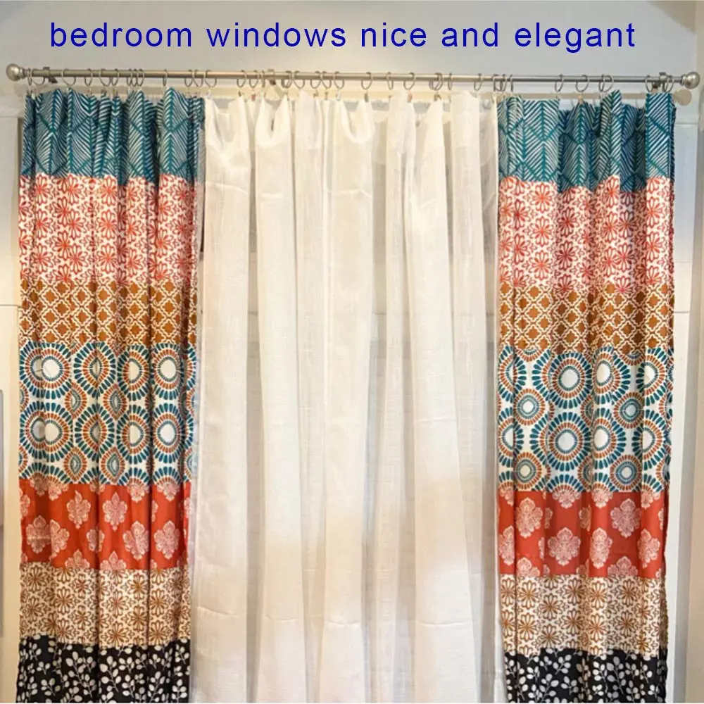 LLPJS Curtain Rings with Clips 1.5 inch ID | Gold 60 Pack for Elegant Drapery (70-120 chars) - view 7