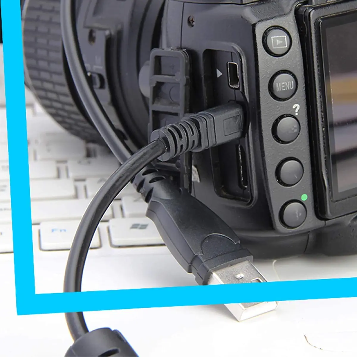 Draw a dragon Electronic Cable for Camera & Printer | USB 2.0 Data & Charging Cord, 39.6 inches (1m) - view 2