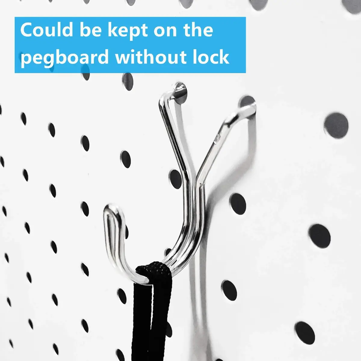 FRIMOONY Pegboard Hooks with Bins & Locks, 204 PCS (80 Locks) | Organize Tools & Supplies - view 5