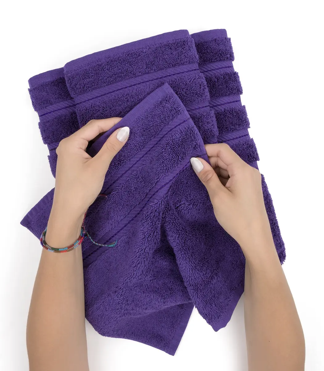 American Soft Linen 100% Cotton Turkish Towels 6 Piece Set | Luxurious, Absorbent & Quick Drying - view 6