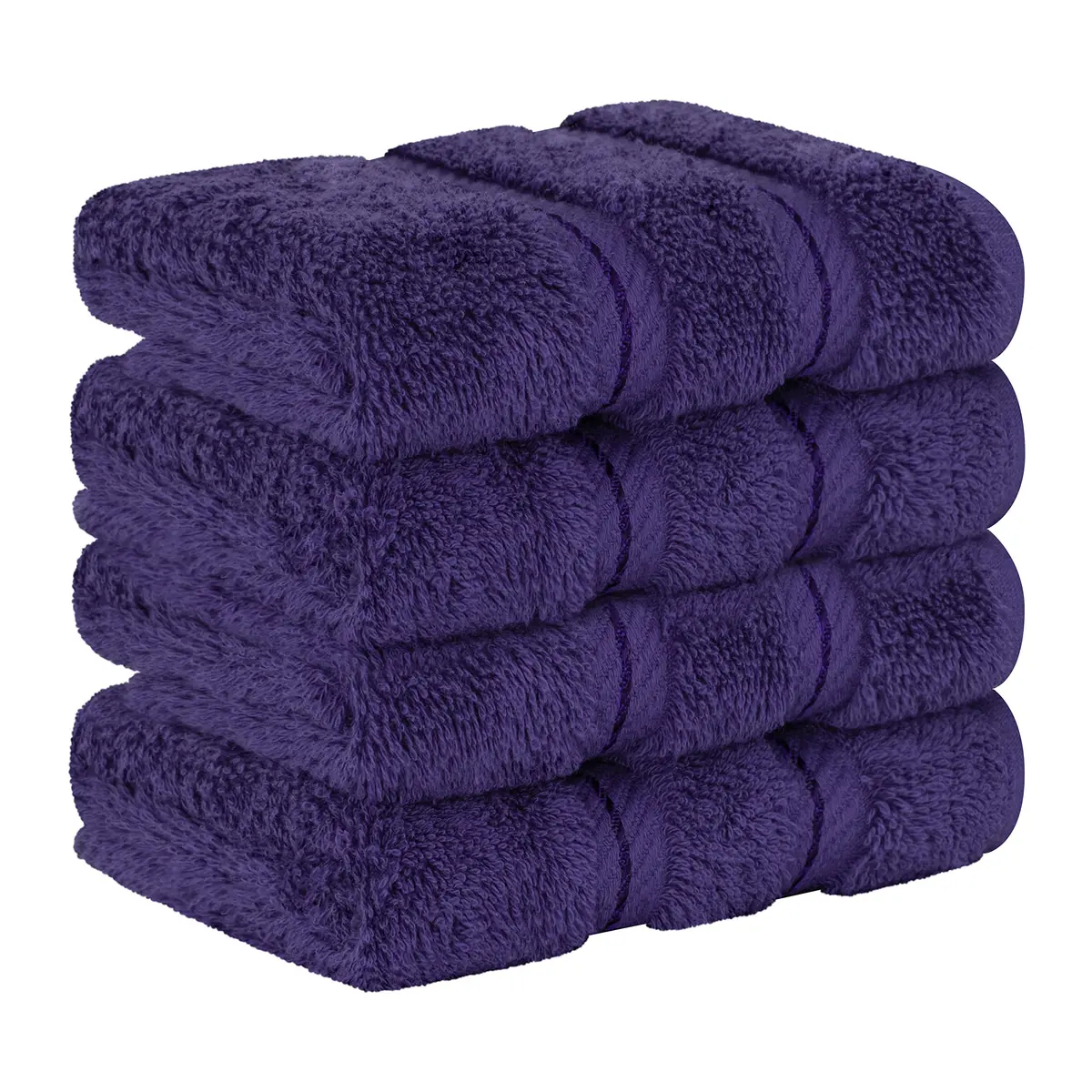 American Soft Linen 100% Cotton Turkish Towels 4 PC Washcloth Set | Luxurious, Soft & Absorbent - view 6