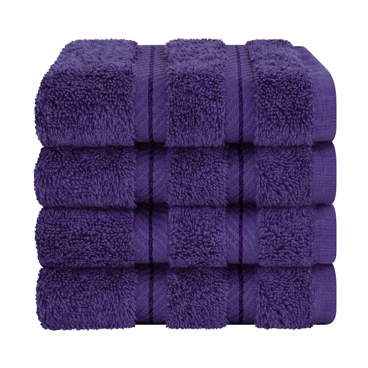 American Soft Linen 100% Cotton Turkish Towels 4 PC Washcloth Set | Luxurious, Soft & Absorbent - view 7