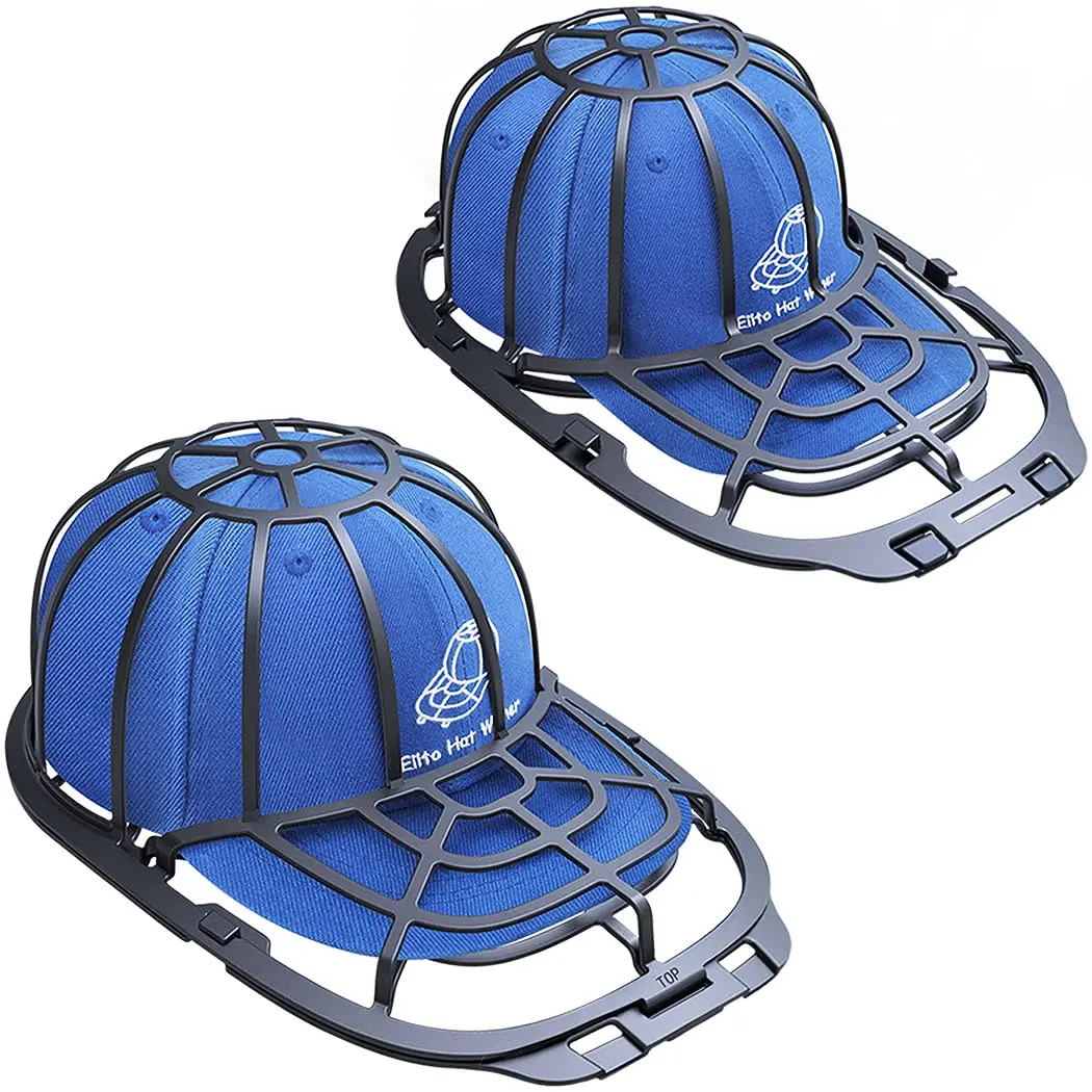 Eiito Hat Washer for Washing Machine, 2 Pack Hats Cleaner | Durable, Fits Adult & Kids Hats, Dishwasher & Portable Use - main product image