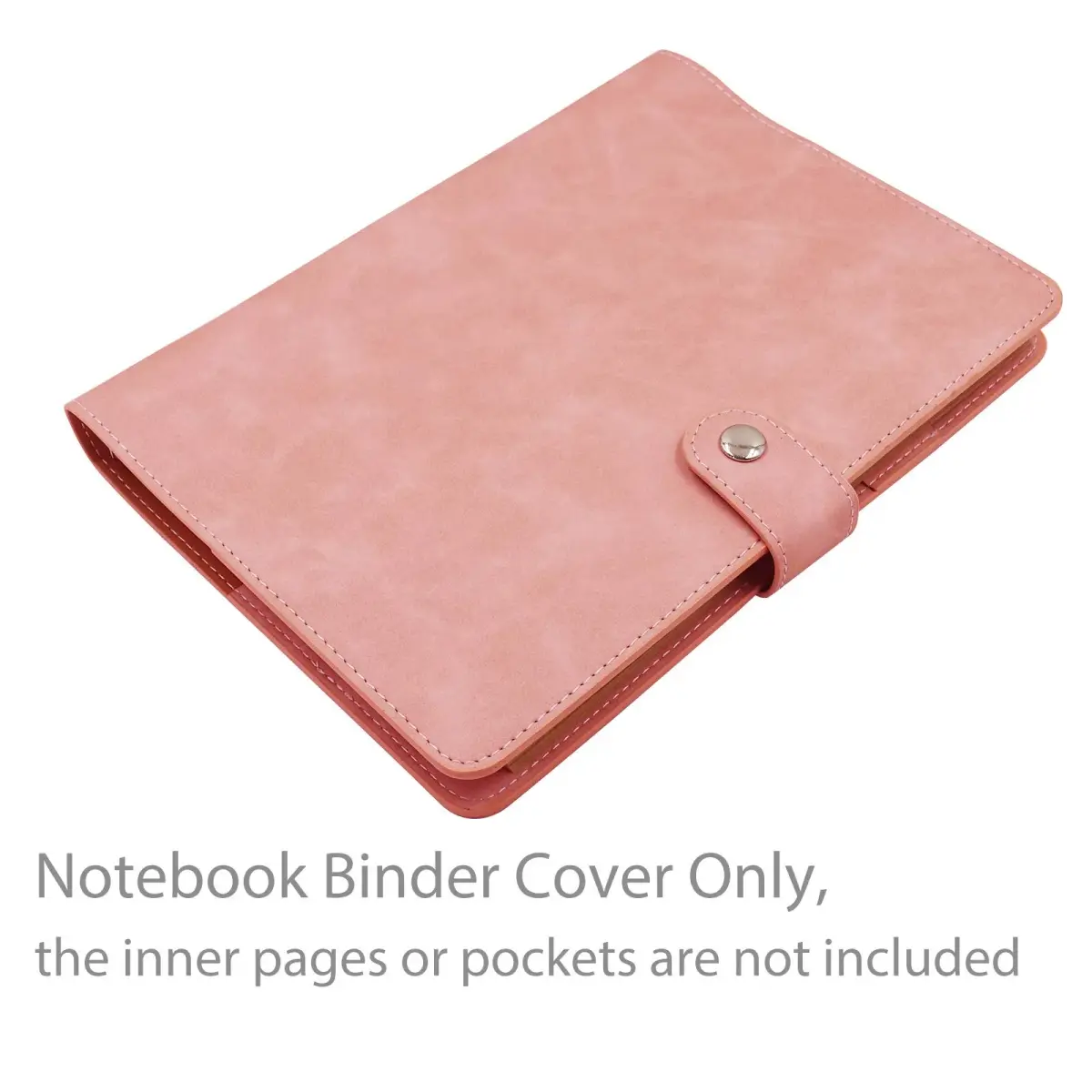 tutata A5 PU Leather Notebook Binder Pink 18.3 cm (7.2 in) | Refillable 6-Ring Cover for A5 Filler Paper - view 6