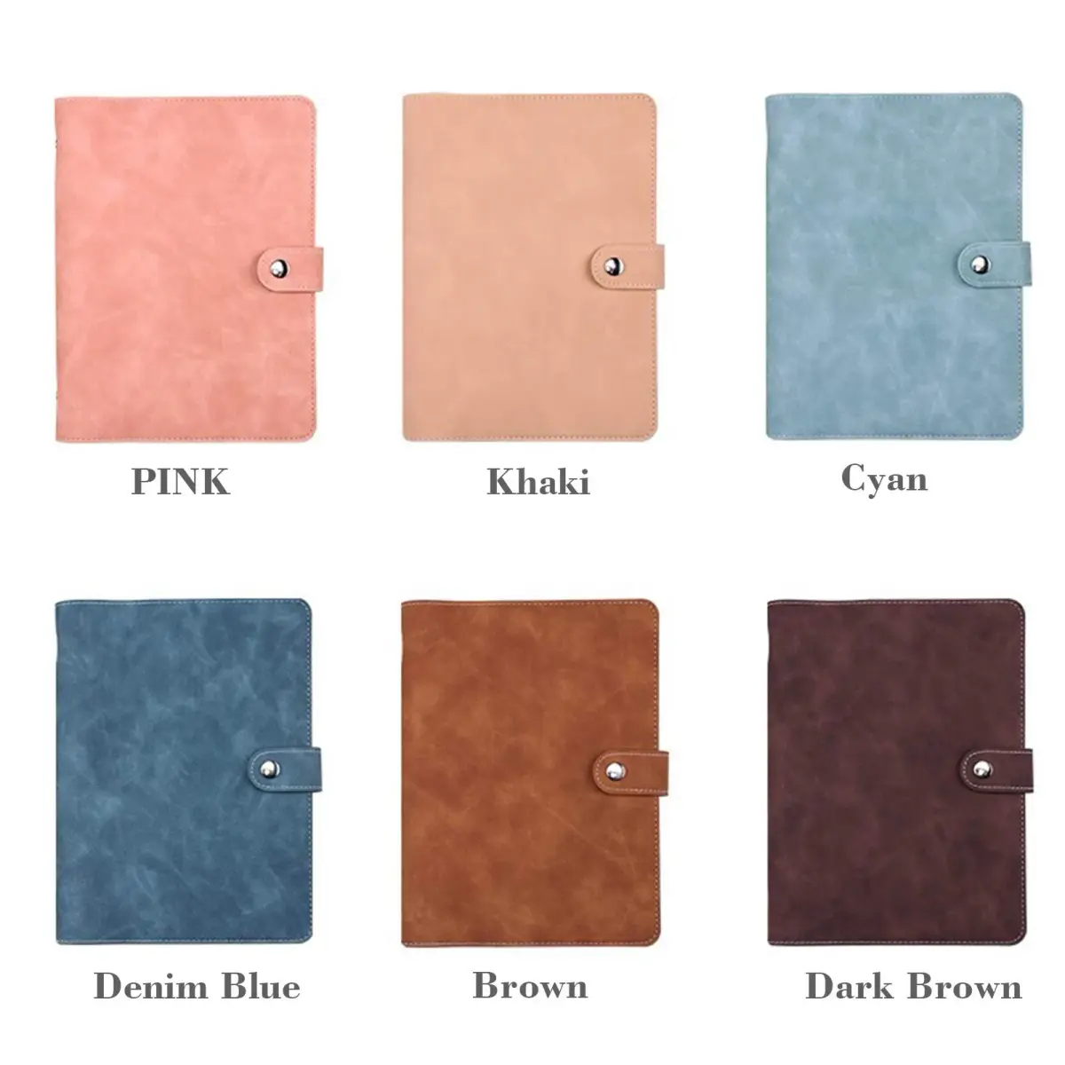 tutata A5 PU Leather Notebook Binder 18.1 cm (7 x 9.25 IN) | Refillable 6-Ring Cover for A5 Filler Paper - view 8