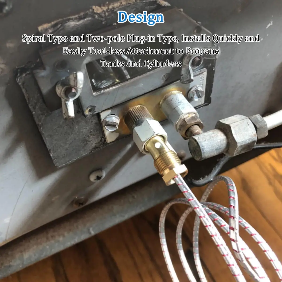 ChangTa Gas Fryer Thermopile Thermocouple 2-Wire Replacement for Imperial Elite Frymaster Dean Pitco and Italian FAGE Gas Pizza Oven | Corrosion-Resistant, Long Service Life - view 4