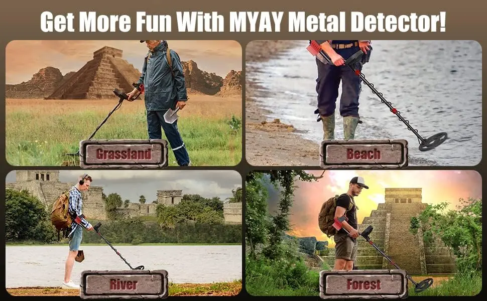 MIYAY Professional Metal Detector for Adults with LCD Display & 5 Modes | 10-inch Waterproof Search Coil & 2.1 kg - view 7