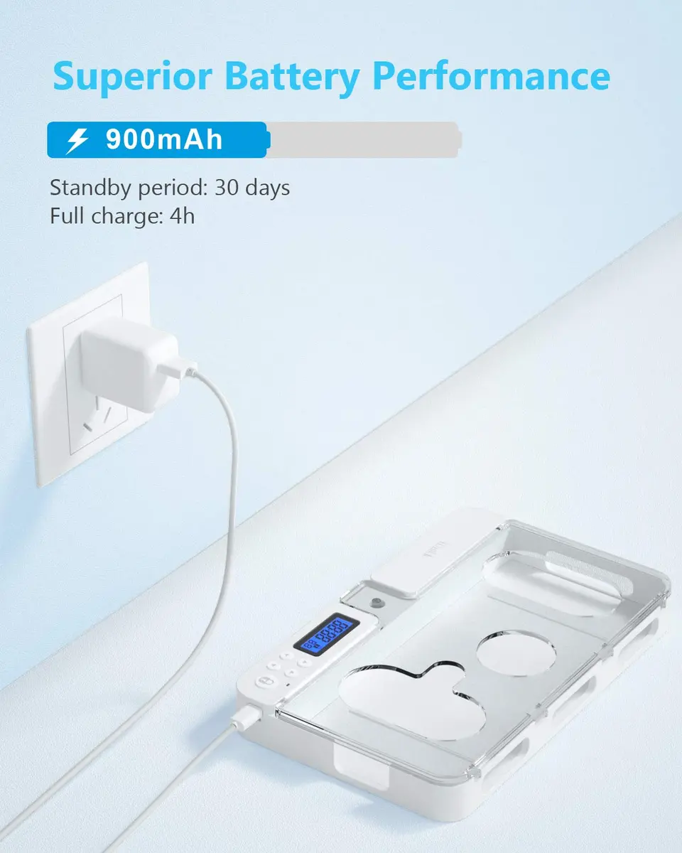 IDISKK Auto Timer Lock Box for Smartphones | 19.1 cm x 12 cm x 2.4 cm - view 5