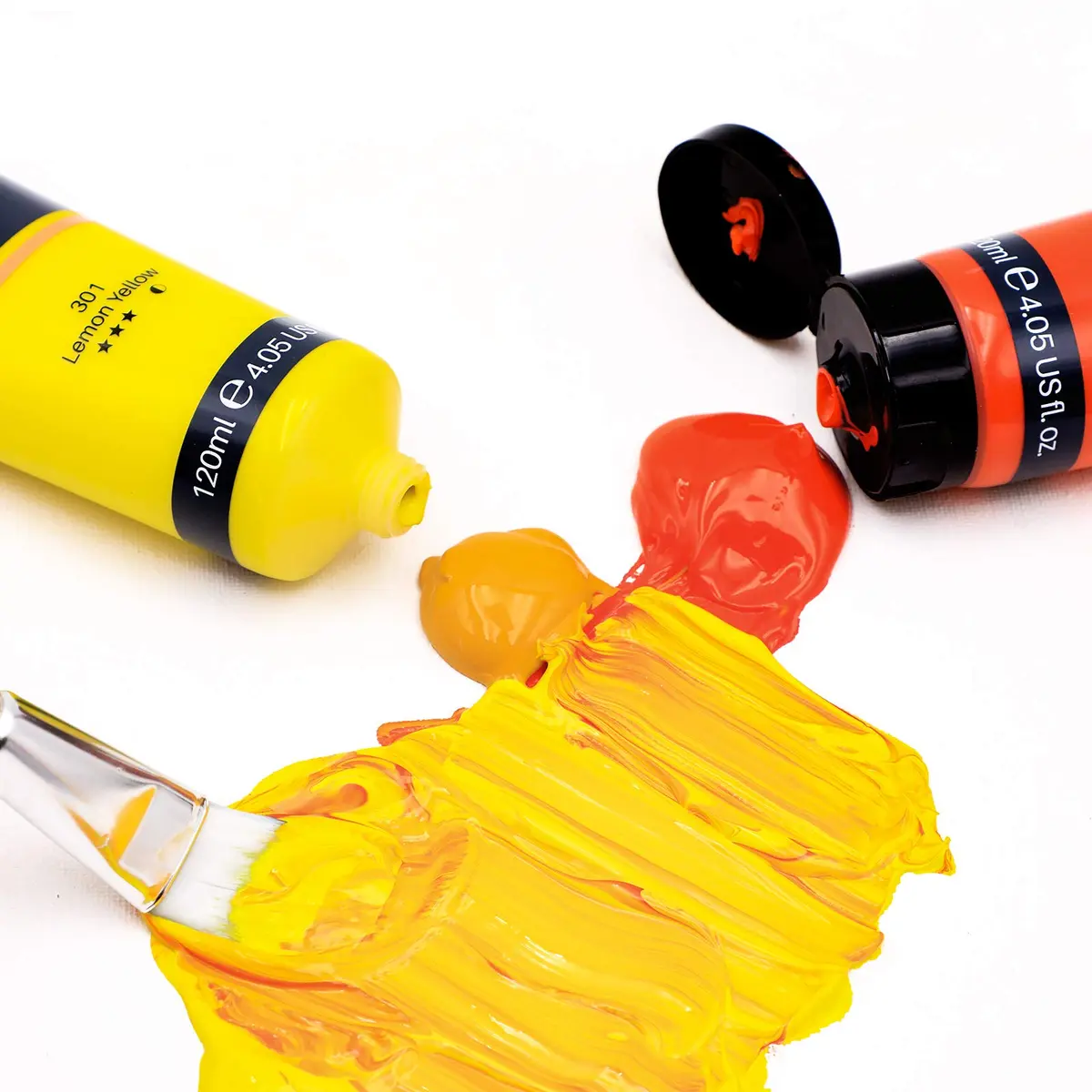 Artecho Acrylic Paint Burnt Umber 120ml | Fast Dry, Gloss Finish, Non-Toxic for Canvas & Crafts - view 5