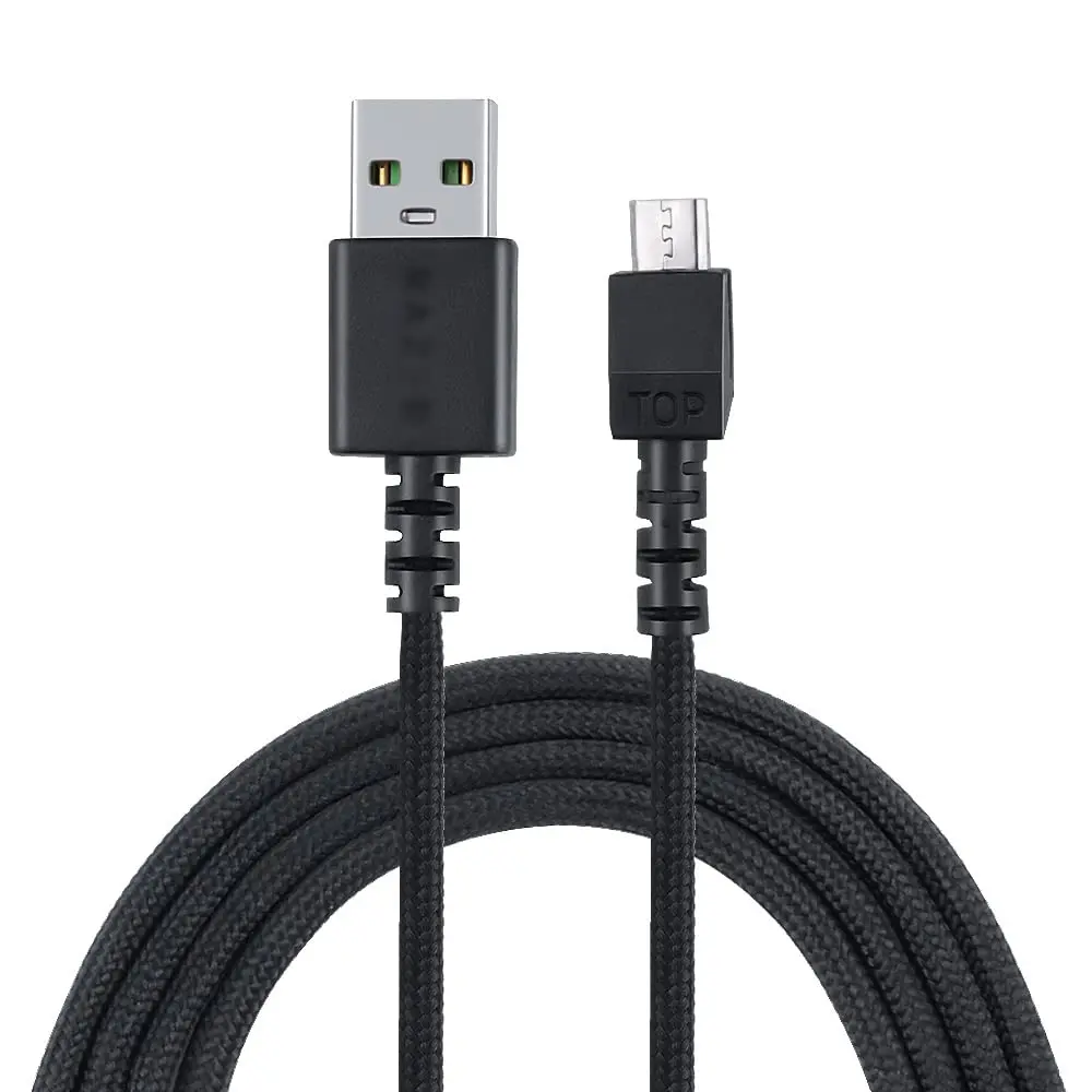 HUYUN USB Charging Cable for Razer Naga Pro & DeathAdder V2 pro & Basilisk & Viper Ultimate 1.9m | Compatible with Razer Hyperspeed Wireless Mouse - main product image