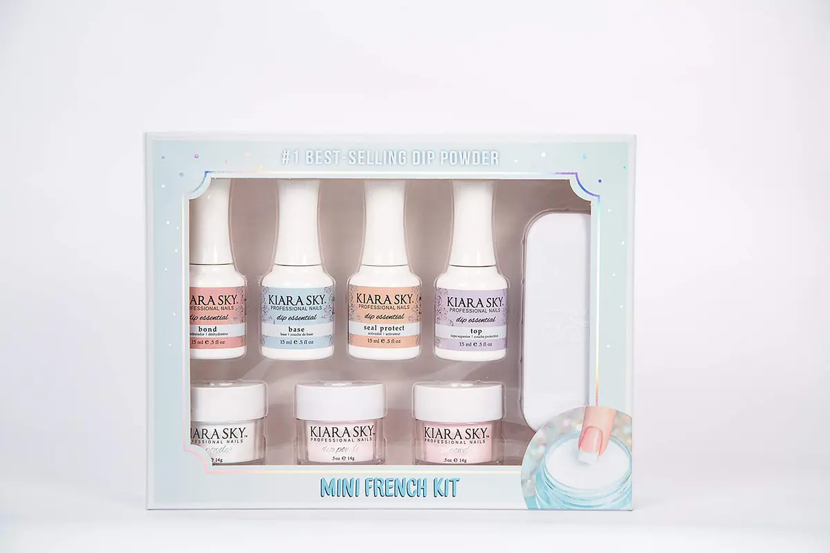 Kiara Sky Mini Kit (White, Light Pink, Dark Pink) | Dip Manicure Kit for Natural Nails (MINI) - main product image