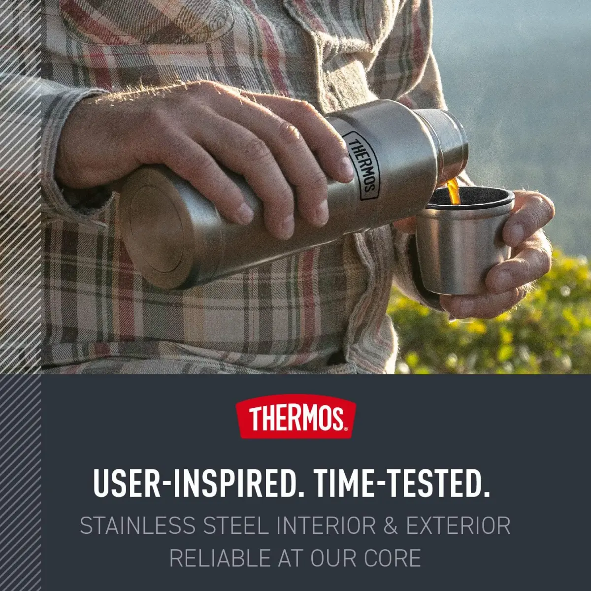 THERMOS Stainless King Vacuum-Insulated Compact Bottle 590ml (16 Ounce) | Hot 18 Hrs, Cold 24 Hrs - view 6