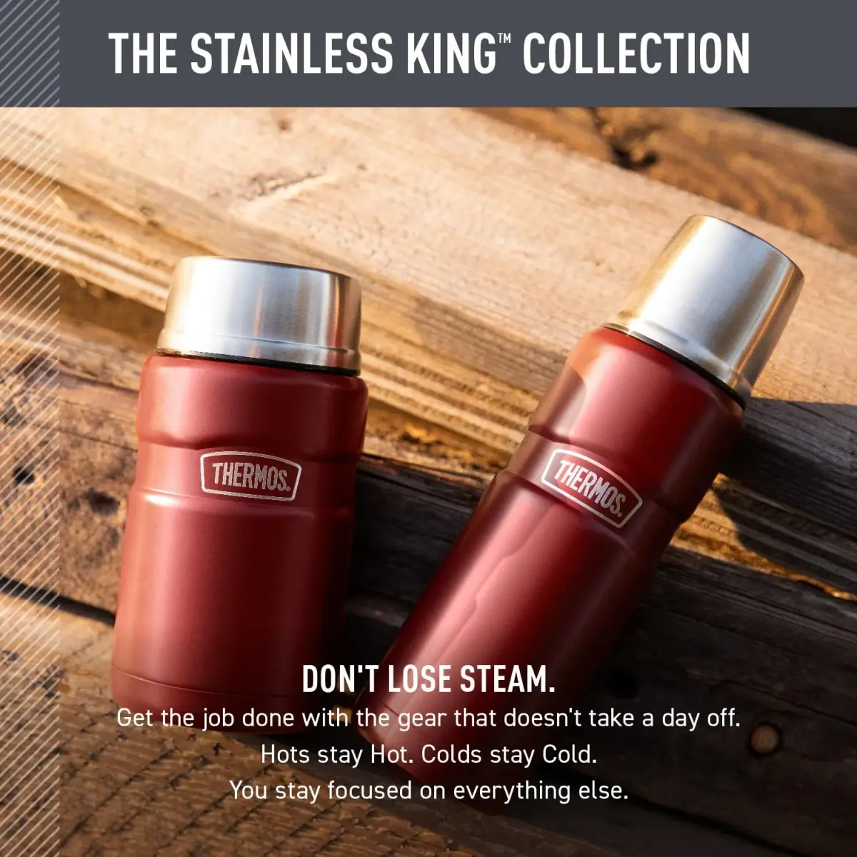 THERMOS Stainless King Vacuum-Insulated Compact Bottle 590ml (16 Ounce) | Hot 18 Hrs, Cold 24 Hrs - view 7
