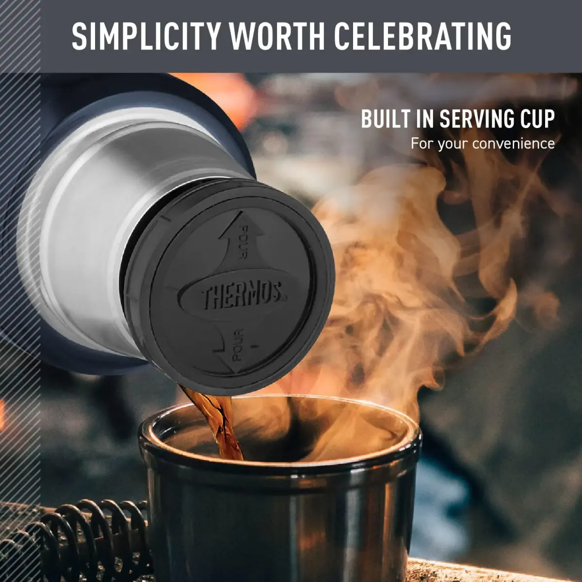 THERMOS Stainless King Vacuum-Insulated Compact Bottle 590ml (16 Ounce) | Hot 18 Hrs, Cold 24 Hrs - view 4