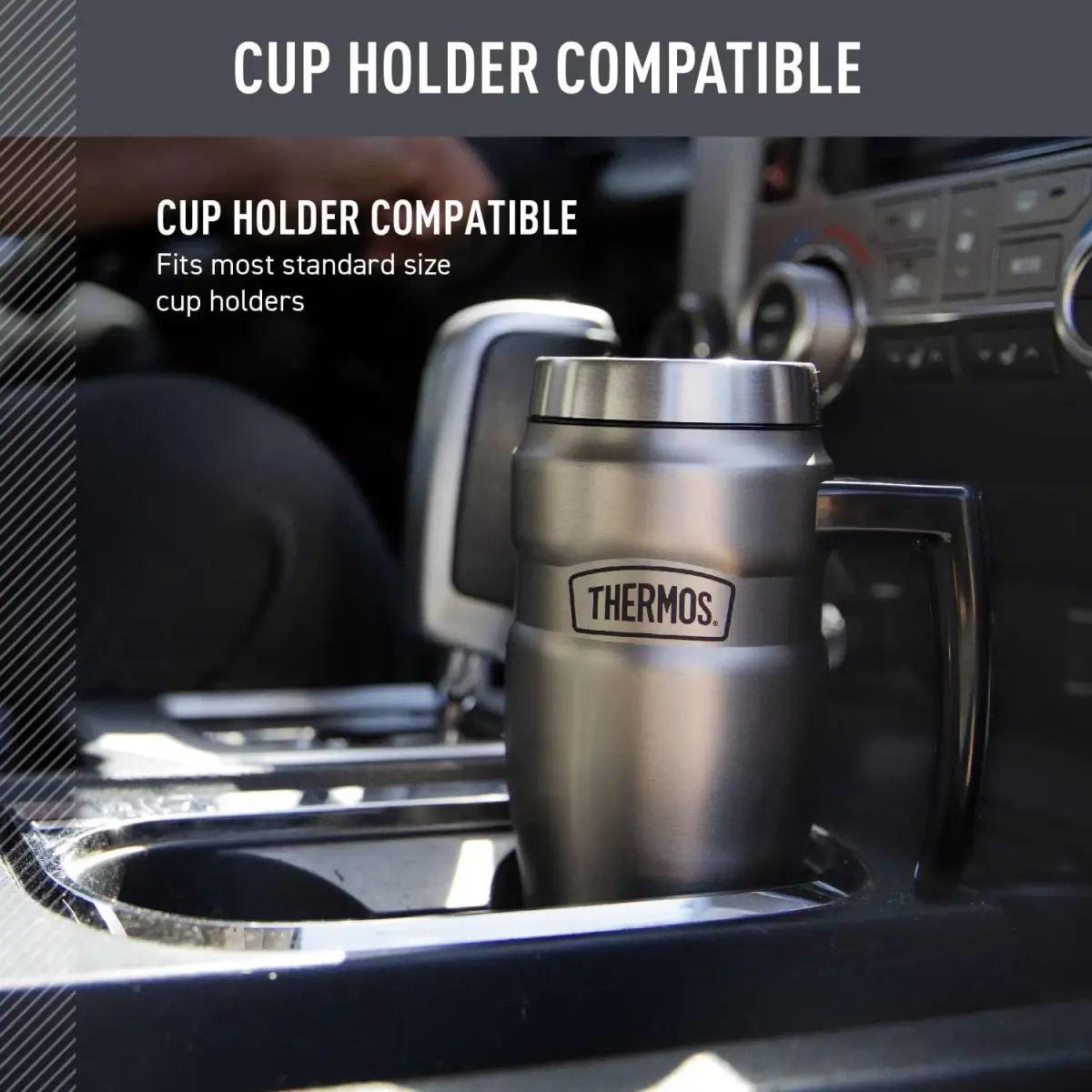 THERMOS Stainless King 16oz Travel Tumbler - Midnight Blue | Hot 7 Hrs, Cold 18 Hrs - view 3