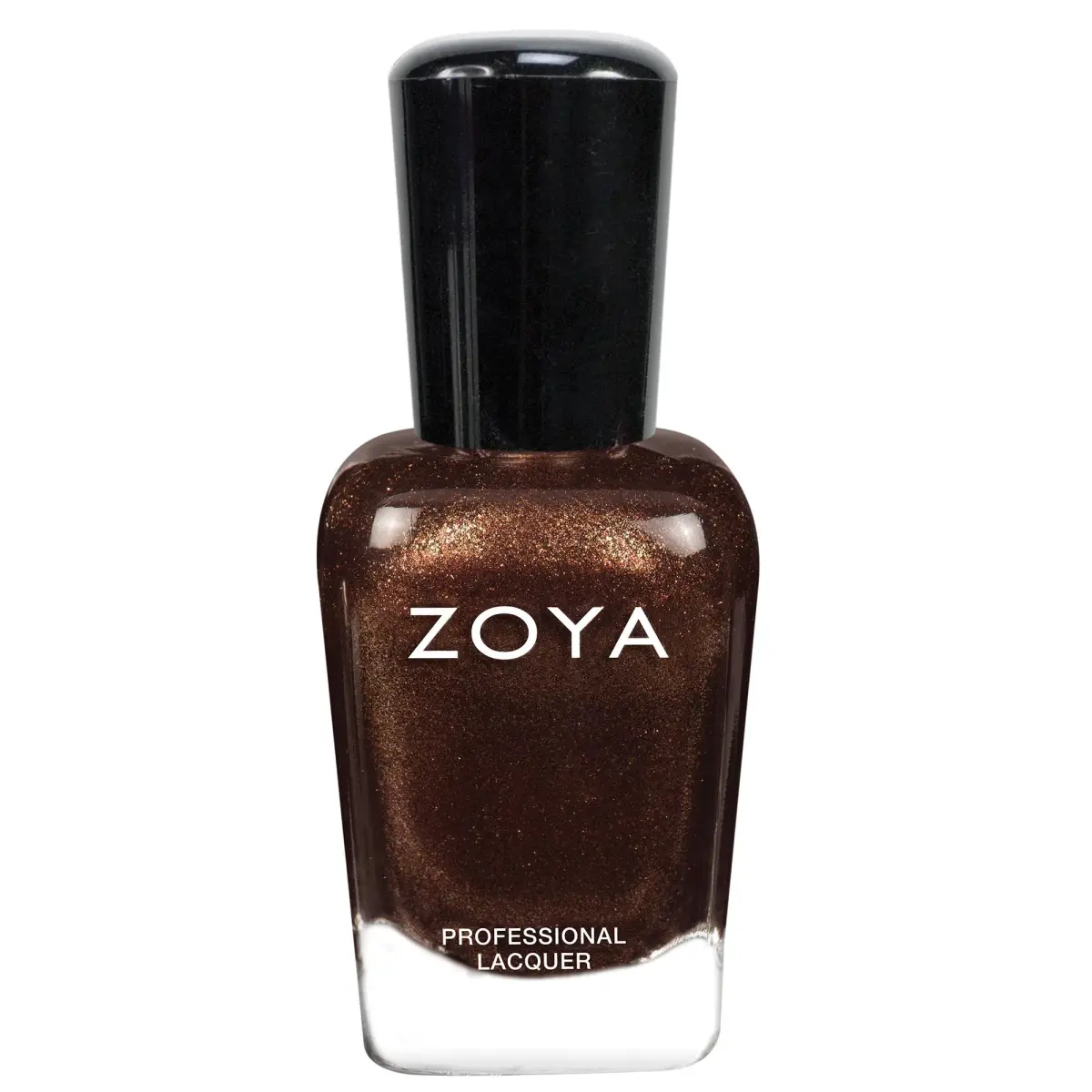 ZOYA Tasha Nail Polish, Deep Brunette Brown Metallic, 0.5 fl oz (15ml) | Long-Wear Big10Free Vegan - main product image